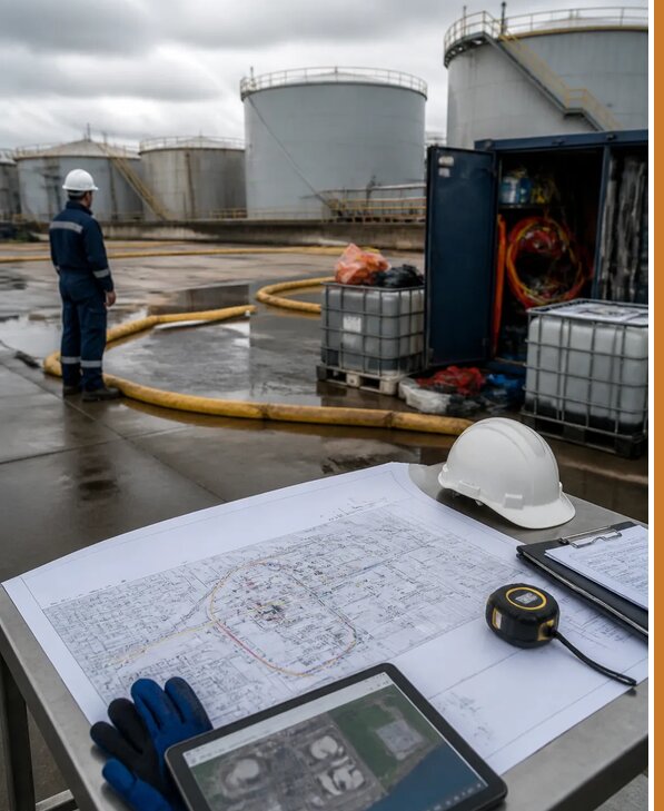 Разработка плана ликвидации разливов нефти в Ялте